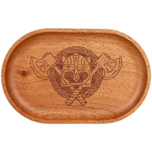 Pulsar Shire x LoTR Mahogany Wood Trays - Gimli / 10.8" x 6.9"