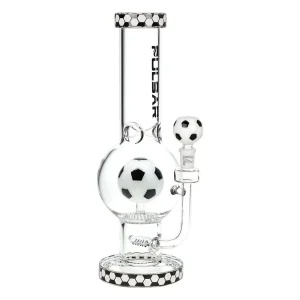 Pulsar Soccer Celebration Bubble Base Glass Water Pipe - 12.6" / 14mm F