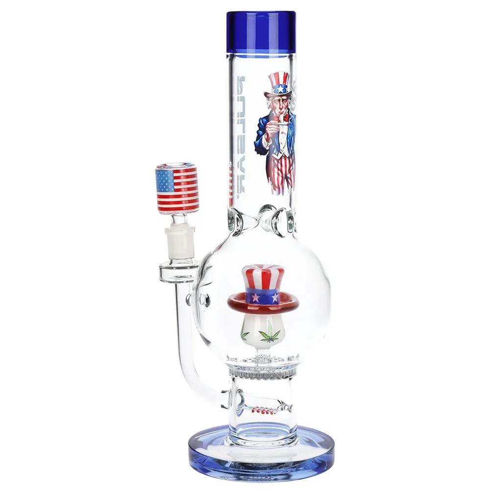 Pulsar USA Top Hat Bubble Base Glass Water Pipe - 13.25" / 14mm F - Image 2