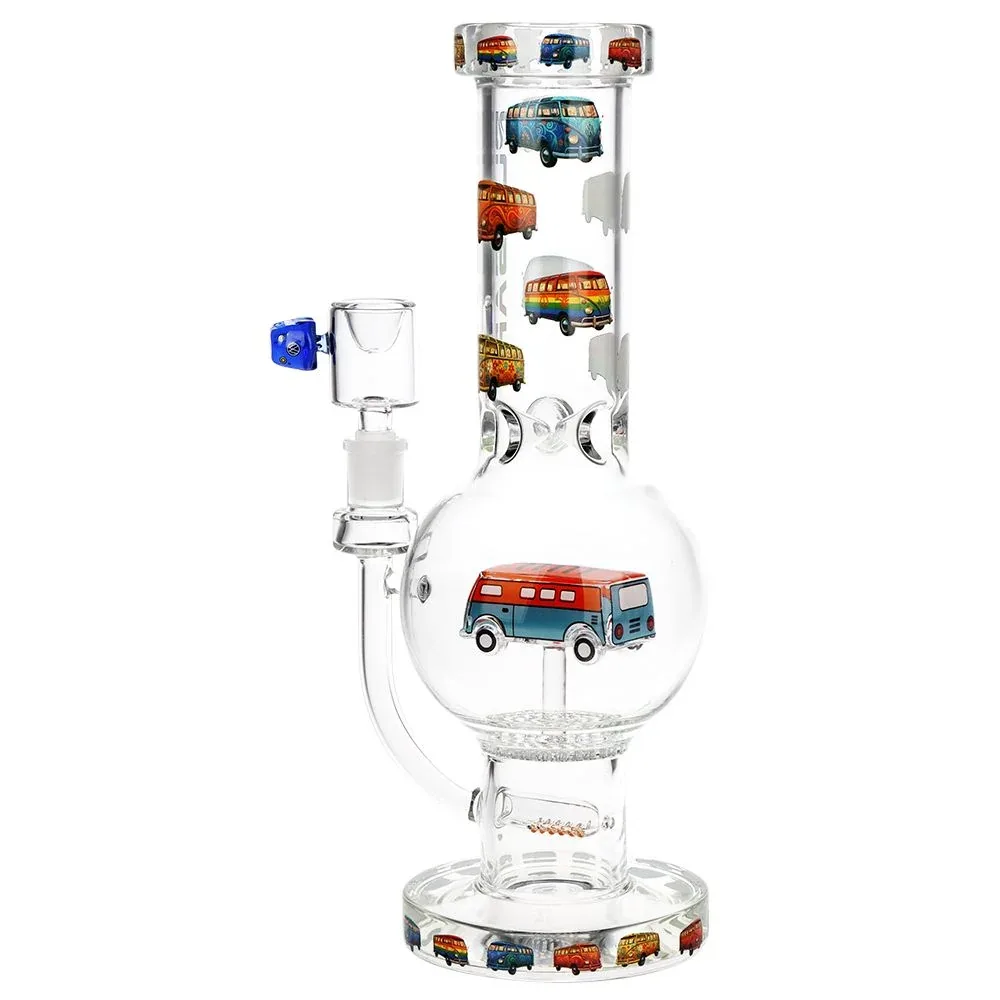 Pulsar VW Bus Bubble Base Glass Water Pipe - 12.25" / 14mm F - Image 2