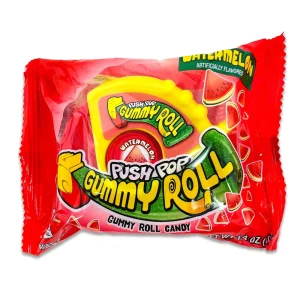 Push Pop Gummy Roll Watermelon 40g