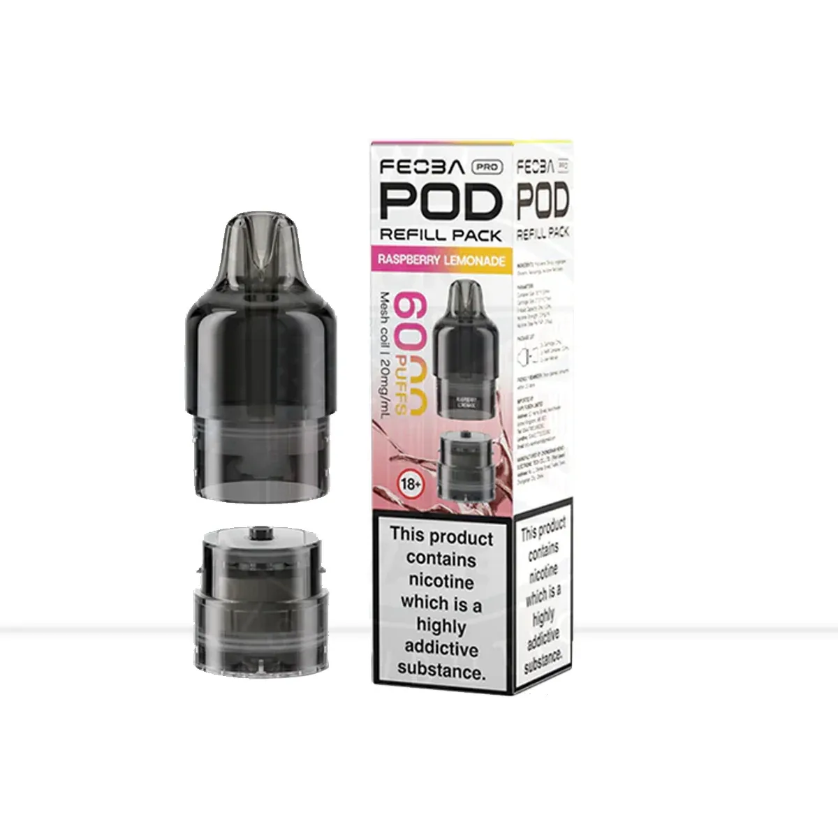 Raspberry Lemonade Feoba Pro Prefilled Pods