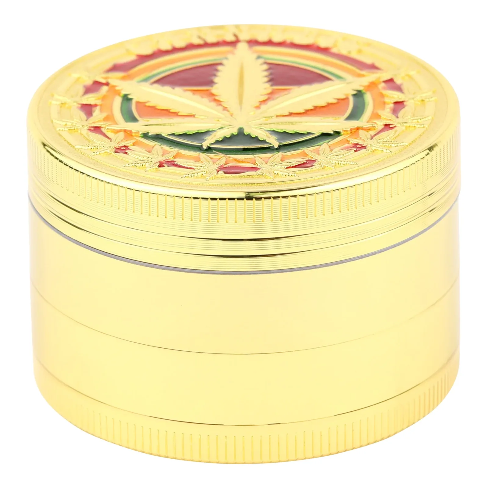 Rasta Leaf Grinder - 52mm - Image 2