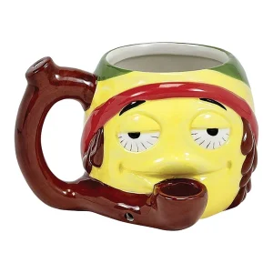 RASTA STONED EMOJI PREMIUM ROAST & TOAST PIPE MUG