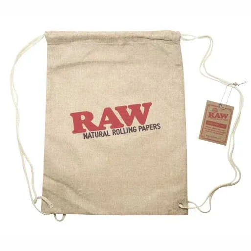 RAW Burlap Drawstring Bag - Image 2
