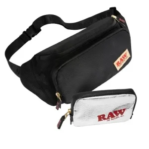 RAW x Rolling Papers Sling Bag with Removable Storage Pouch