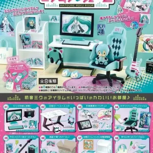 RE-MENT Hatsune Miku: Miku Miku Room 8Pcs Box