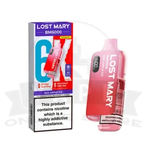 Red Apple Ice Lost Mary BM6000 Prefilled Pod Kit