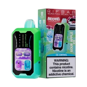 RIfbar MIxpro 40k (sour apple ice)