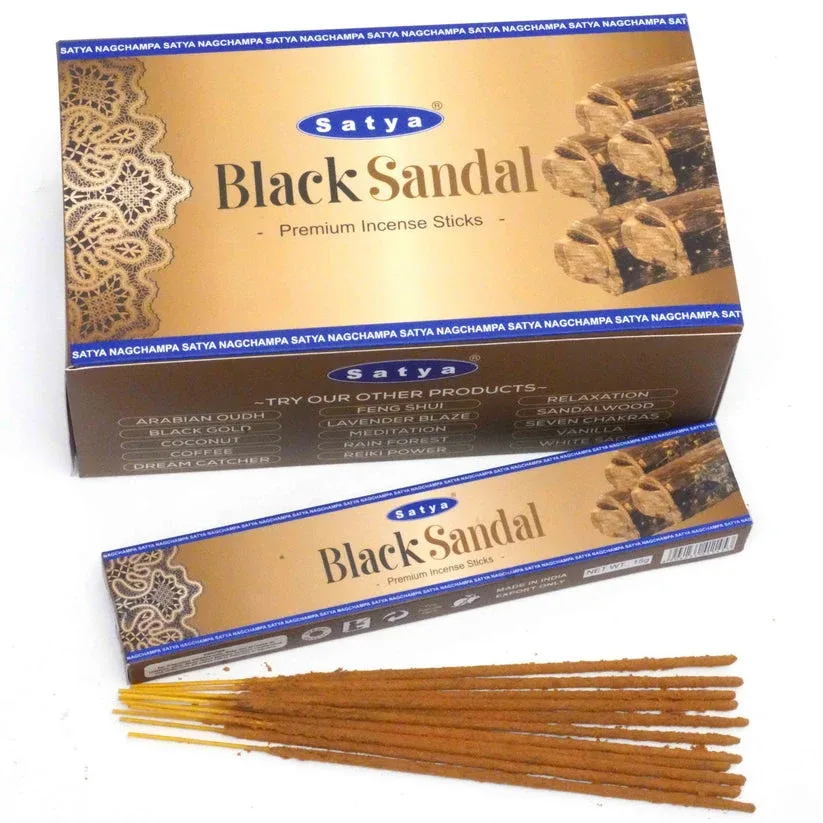 Satya Incense Black Sandal