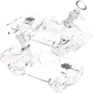 SeshGear Clear Car Glass Water Pipe - 6.75" / 14mm F 2ct