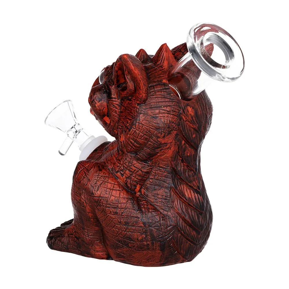 Seshgear Crazy Monster Vinyl on Glass Water Pipe - 6.5" / 14mm F - Image 2