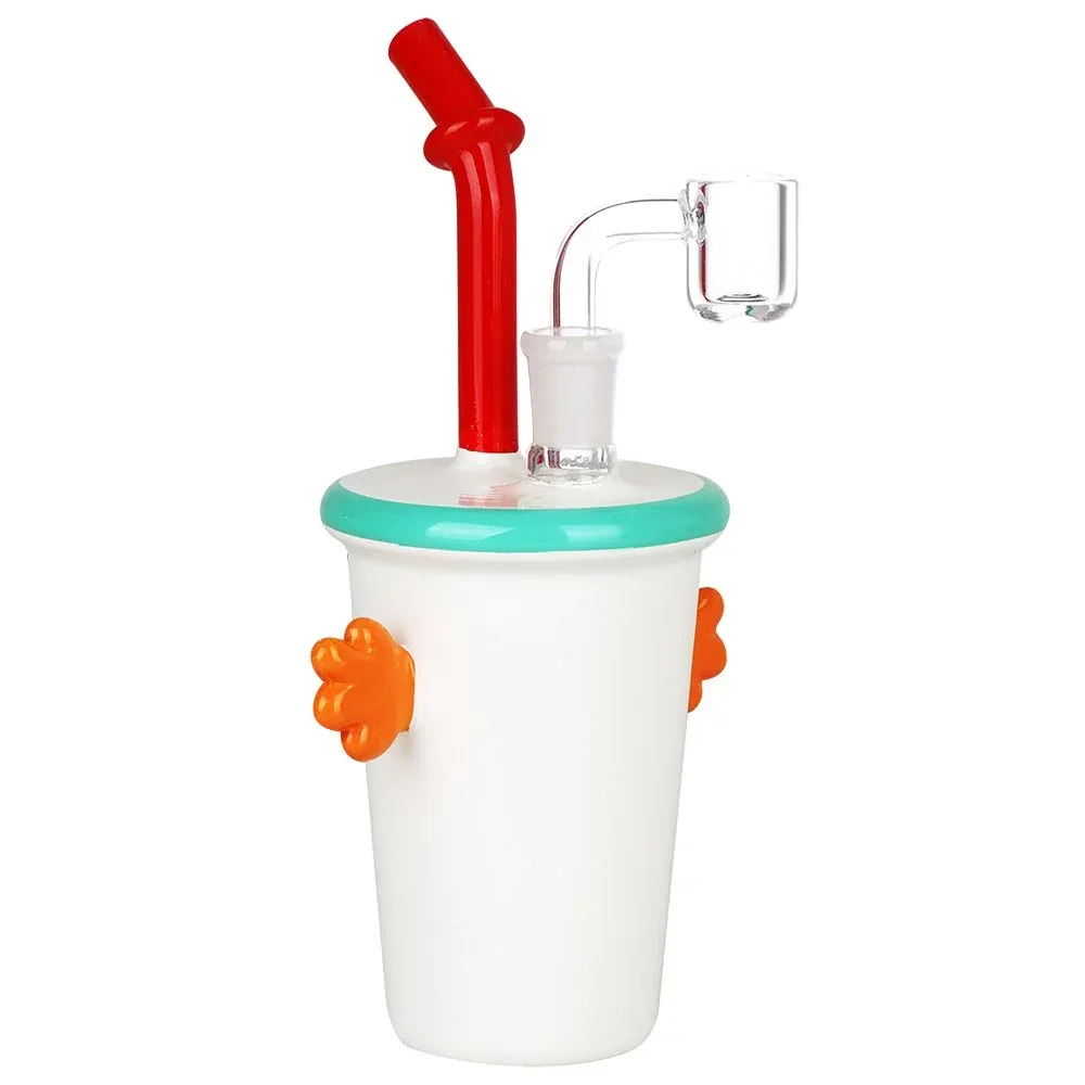 Seshgear Drink Cup Dude Glass Dab Rig - 8" / 14mm F - Image 2