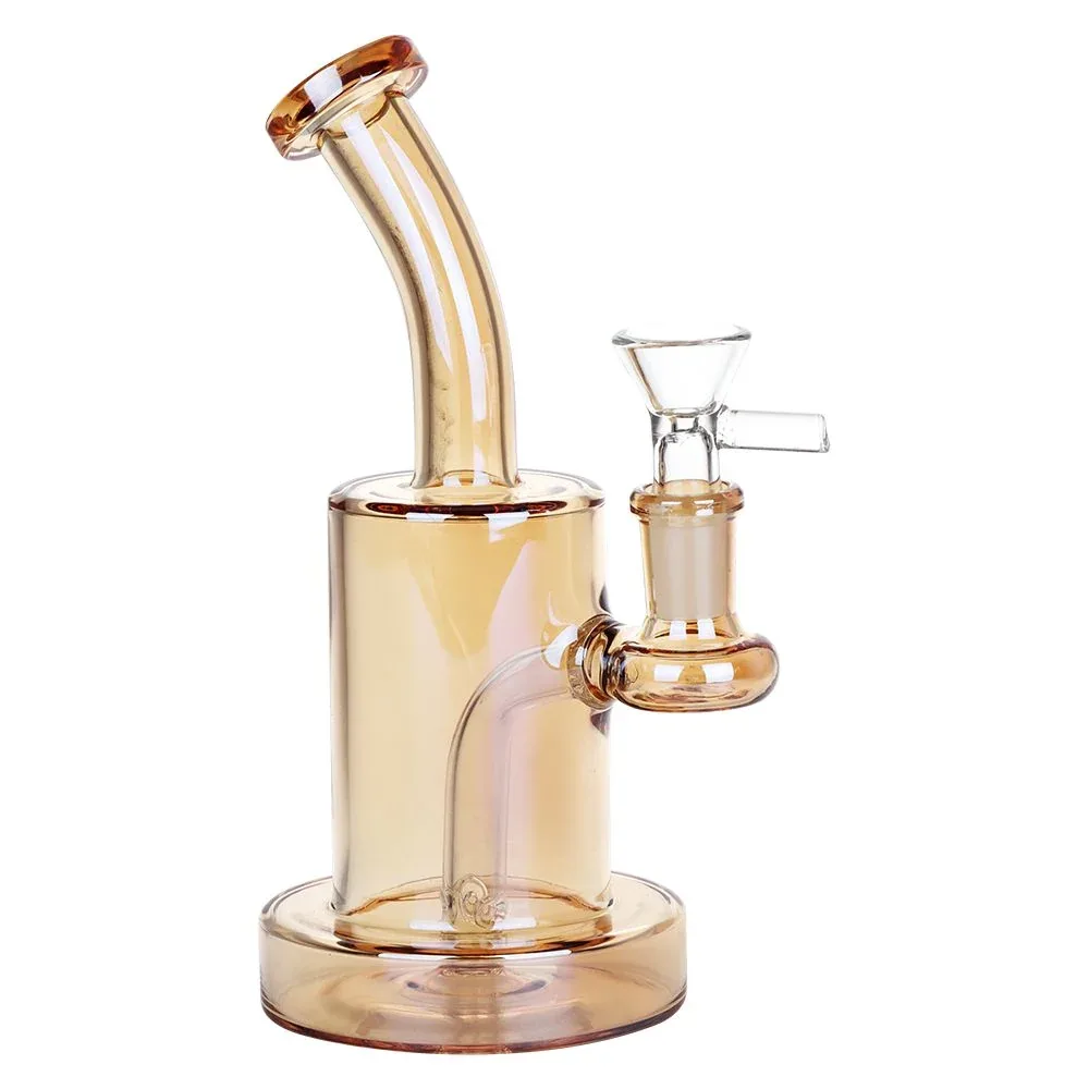 SeshGear Electroplated Glass Rig - 7" / 14mm F / Assorted Colors 3ct - Image 2