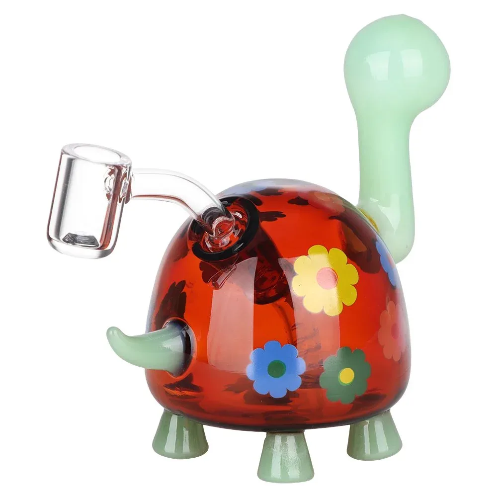 SeshGear Hippy Turtle Glass Dab Rig - 5" / 14mm F - Image 2