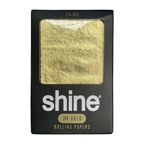Shine 24k Gold Rolling Papers 1 1/4