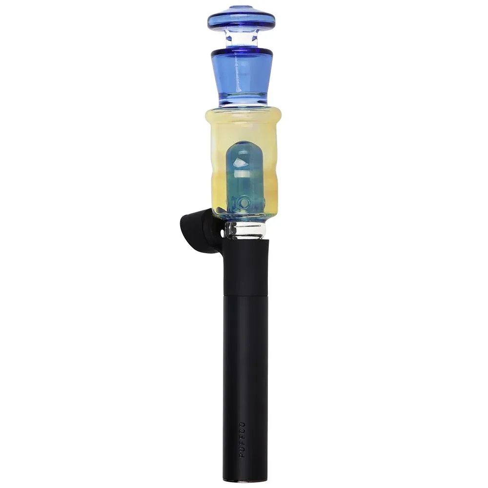 Silver Fumed Glass Bubbler Attachment for Puffco Pivot - 4.1" - Image 2
