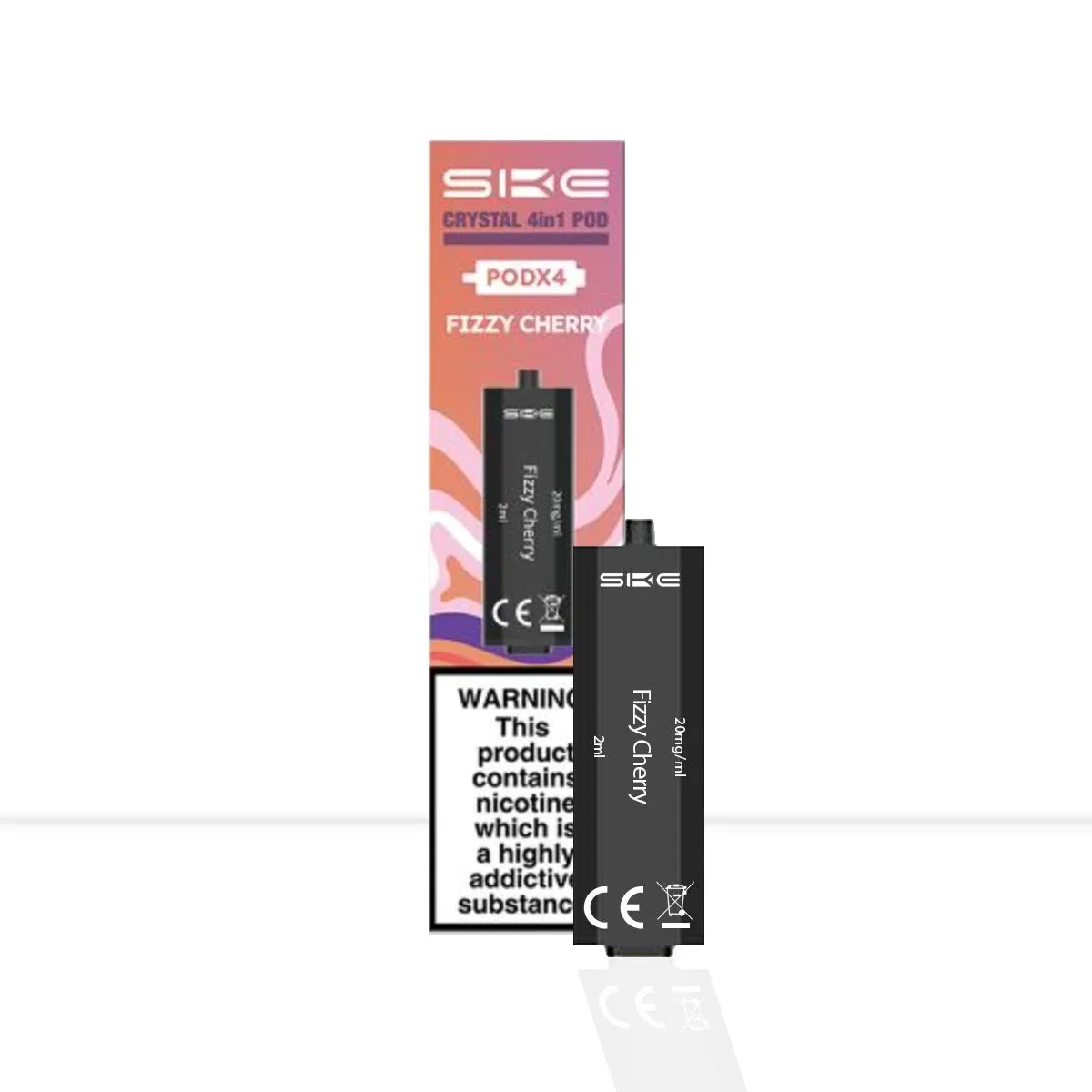 SKE Crystal 4in1 Fizzy Cherry Vape Pods