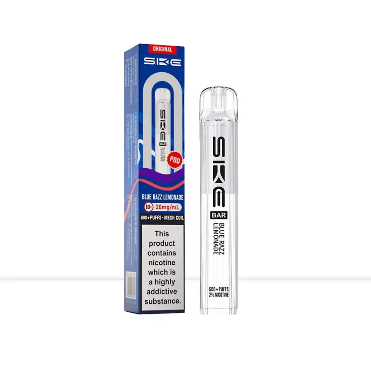 SKE Crystal Bar Blue Razz Lemonade Prefilled Pods
