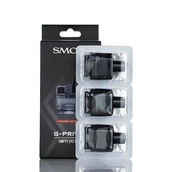 SMOK G-PRIV Pod Empty 5.5ml Replacement Pods – 3 Pack - Image 2