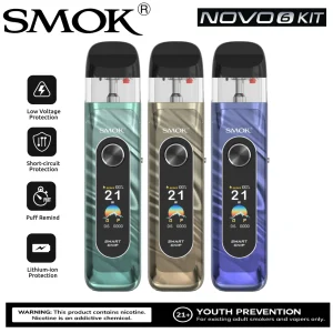 SMOK Novo 6 Pod System Kit | 1700mAh Battery & Novo 5 Pod Compatible