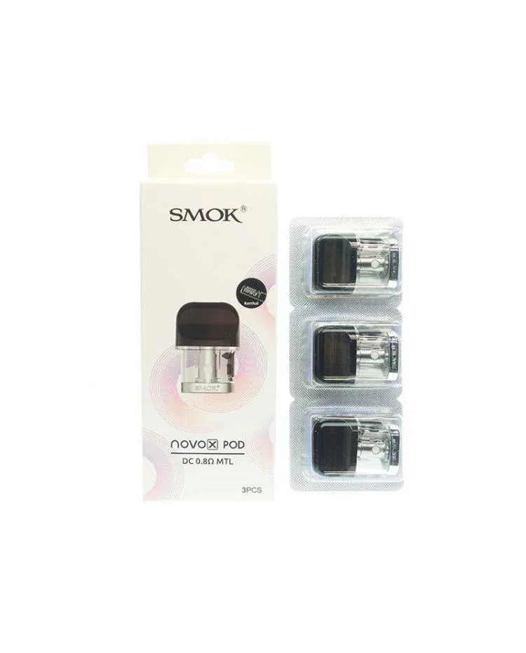 Smok Novo X Pod Dc 0.8 MTL 3/pk