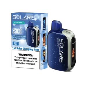 Solaris 25000 Disposable Vape (5%, 25000 Puffs) - Miami Mint