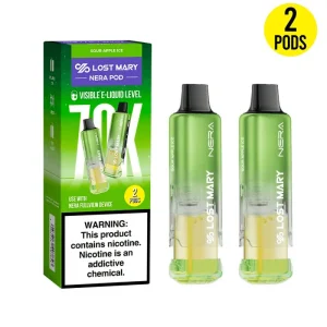 Sour Apple Ice Lost Mary Nera Fullview 70K Pod