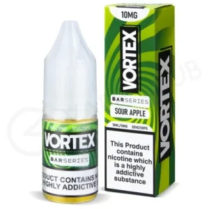 Sour Apple Nic Salt E-Liquid by Vortex Bar Series
