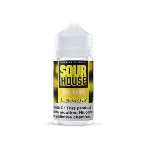 Sour House Lemon 100ml Vape Juice - 6mg