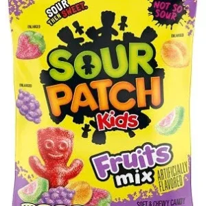 Sour patch kids fruit mix 208 gm