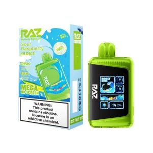 Sour Raspberry Punch RAZ LTX DC25000 Vape