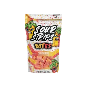 Sour strips bites strawbango 180 gm
