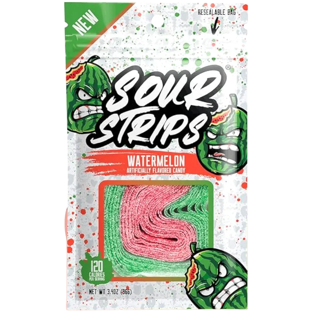 Sour Strips Watermelon Bites (180g)
