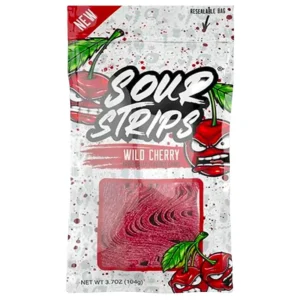 Sour Strips Wild Cherry