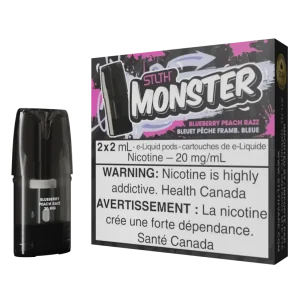 STLTH Pods - Monster - Blueberry Peach Razz | Vape Cloud Canada