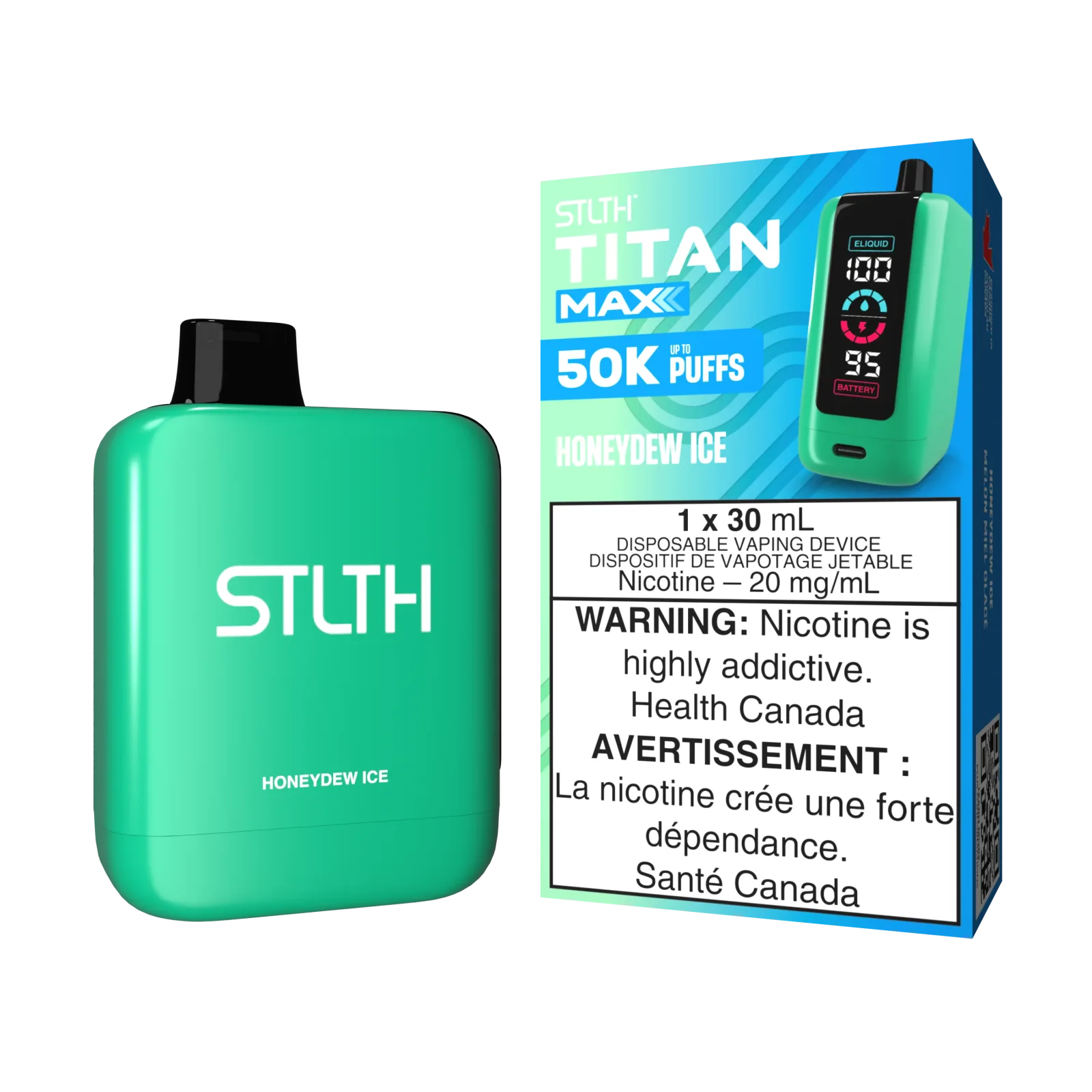 Stlth Titan Max 50k Honeydew Ice