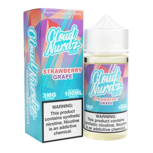 Strawberry Grape Iced – Cloud Nurdz Freebase – 100mL