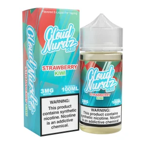 Strawberry Kiwi Iced – Cloud Nurdz Freebase – 100mL