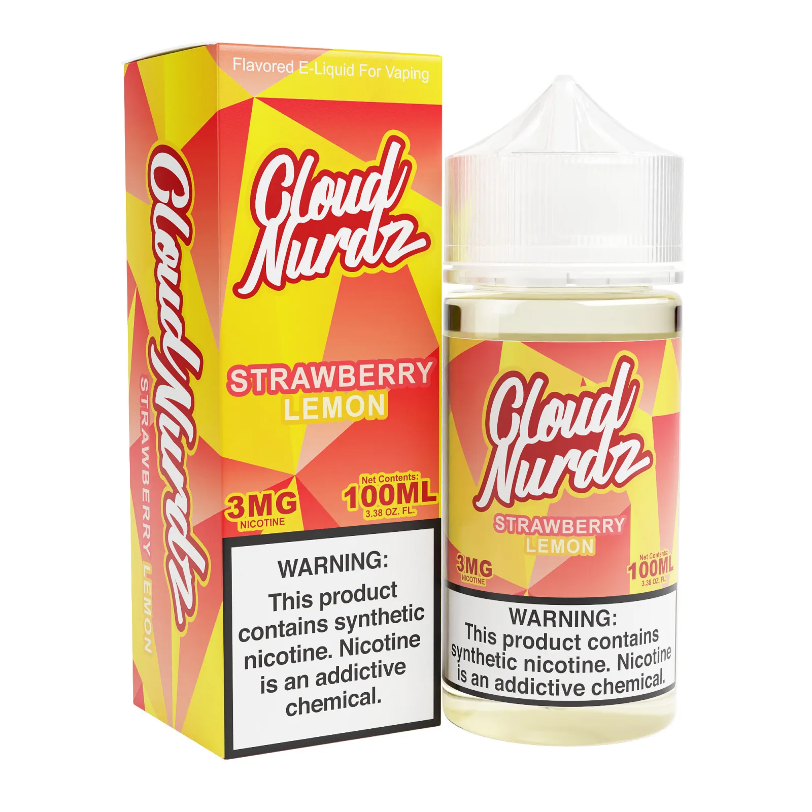 Strawberry Lemon – Cloud Nurdz Freebase – 100mL