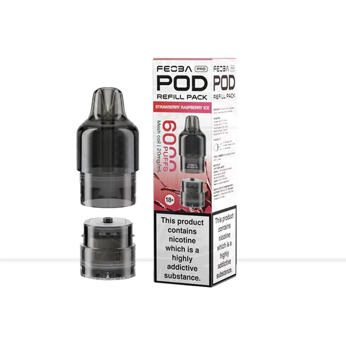 Strawberry Raspberry Ice Feoba Pro Prefilled Pods