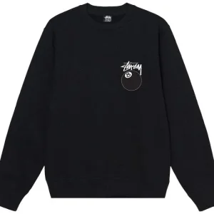 Stussy Crewneck 8 ball black