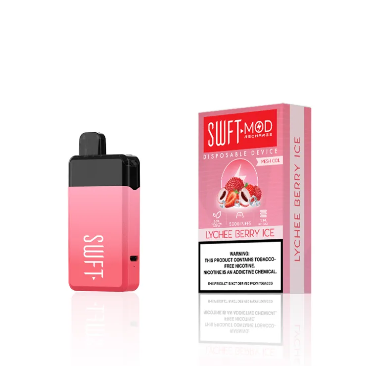 SWFT Mod Disposable Vape (5%, 5000 Puffs) - Lychee Berry Ice