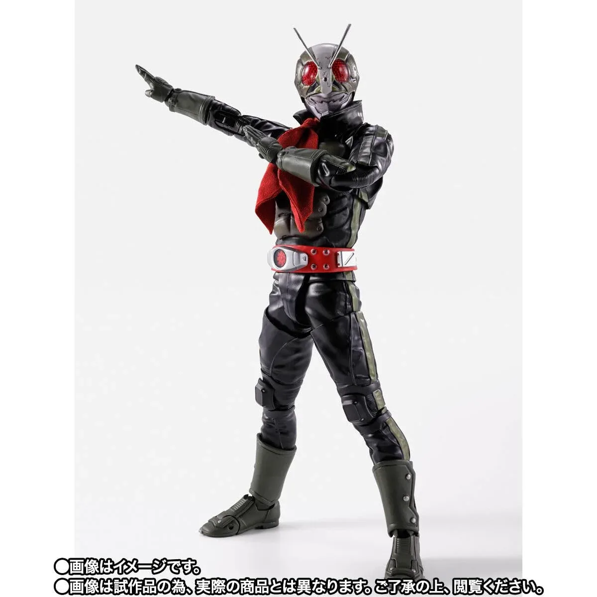Tamashii Nations SH Figuarts Kamen Rider No. 2 Hayato Ichimonji 145mm Figure - Image 2