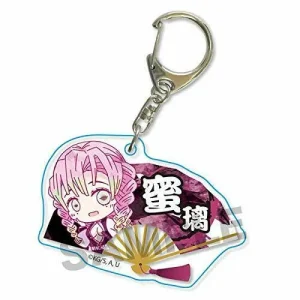 Tekutoko Folding Fan Key Ring Demon Slayer: Kimetsu No Yaiba Mitsuri Kanroji