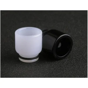 TFV12 Glass Drip Tip | White & Black