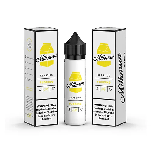 The Milkman Pudding 60ml Vape Juice - 3MG