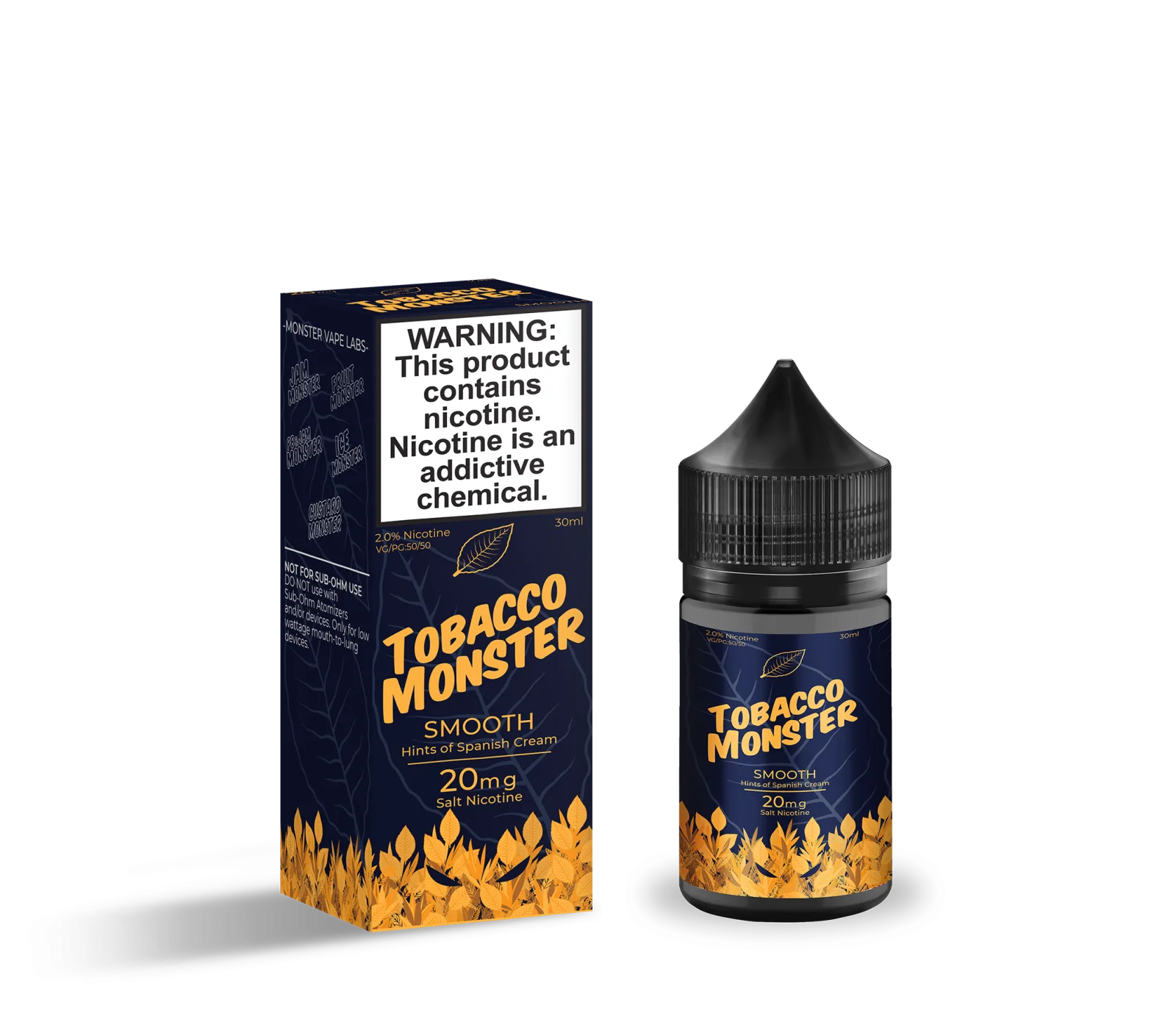 Tobacco Monster Salts Smooth 30ml Nic Salt Vape Juice - 60MG