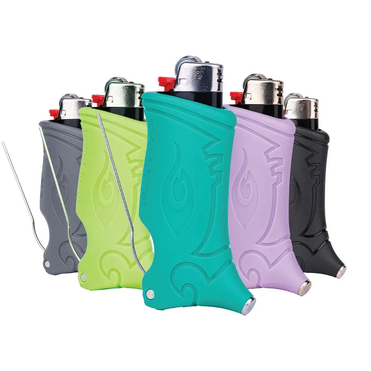 Toker Poker Bic Lighter Cover Assorted Colors 1pk