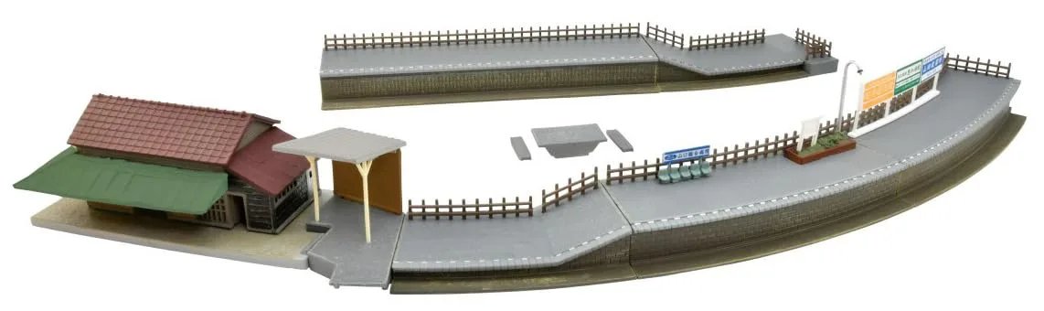 Tomytec Kenkore Station E2 Curved Platform Diorama C280 Compatible 335221